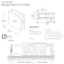 NovaNectar Brass Glass Clamp Holein Fixed Panel UClampSquare Screen Door Hardware for Bathroomfor 516 to 12 8 to 12 mm Tempered Glass Chrome
