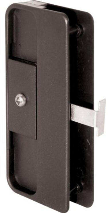 PRIME-LINE PrimeLine A 150 Black Plastic Mortise Style Screen Door Latch and Pull for Jim Walters Single Pack