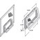PRIME-LINE PrimeLine PL 14698 Wicket 618 in x 1018 in Gray Plastic Single Pack