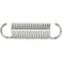 PRIME-LINE PrimeLine SP 9608 Extension Spring Spring Steel Construction NickelPlated Finish 0047 GA x 716 In x 212 In Closed Single Loop 2 Pack
