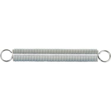 PRIME-LINE PrimeLine SP 9631 Extension Spring Spring Steel Construction NickelPlated Finish 0091 GA x 34 In x 612 In Closed Single Loop Single Pack
