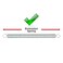 PRIME-LINE PrimeLine SP 9645 Extension Spring Spring Steel Construction NickelPlated Finish 0105 GA x 118 in x 16 in Closed Single Loop Single Pack