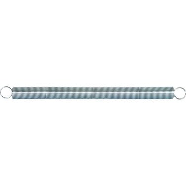 PRIME-LINE PrimeLine SP 9645 Extension Spring Spring Steel Construction NickelPlated Finish 0105 GA x 118 in x 16 in Closed Single Loop Single Pack