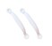 QCAA Steel Screen Door Pull 434 Surface Mount for Screen Door Drawer Access Panel Cabinet Lid Hatch White Coated 2 Pack Made in Taiwan