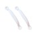 QCAA Steel Screen Door Pull 434 Surface Mount for Screen Door Drawer Access Panel Cabinet Lid Hatch White Coated 2 Pack Made in Taiwan