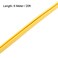 uxcell Edge Trim U Seal Yellow Rubber Plastic U Channel Edge Protector Fits 1256 364 Edge 20 Feet Length