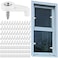 Weysat 60 Pcs Storm Window Clips with Screws Window Screen Clips Windows Screen Holder Clip for Fastens Windows Screens Door Panels