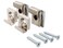 CRL Polished Chrome Plastic Lined Mirror Mounting Clips 4 Clips Per Set