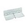 PRIME-LINE PrimeLine U 9842 Clear Lucite Glass Surface Patio Door Lock Self Adhesive 2 Pack
