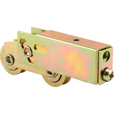 PRIME-LINE PrimeLine D 1735 Roller Assembly 114 in Tandem Wheels Concave Edge Steel Ball Bearing Stamped Steel Housing Single Pack