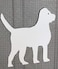 DCentral Large Family Dog Flexible Screen Vinyl Magnets DoubleSided WhiteEasier to See Decorative Helps to Stop Walking into Screens Covers Small Tears for NonRETRACTABLES Size 6 x 6