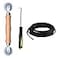 BAYTORY Window Screen Repair Kit Nylon Roller Tool with Bearing Spline Removal Hook and 32ft Retainer Spline Replacement for Installing Door Mesh Screens