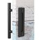 EaseLife 12 Sliding Barn Door Handles and Pulls Rustic Double Sided Hardware Set Heavy Duty Matte Black Powder Coated Finish Easy Install