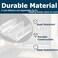 auaurly Auaurly 5 PCS Clear Plastic Sliding Shower Door Bottom Guide M605912 ChannelsSnapIn Design