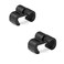 CCJH 2PCS Adjustable Barn Door Stopper fit for 157inch40mm Flat Track Sliding Barn Door Hardware Accessories Replacement