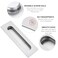 CozyTower Cozy Tower 7 Inch Recessed Flush Finger Pulls Pocket Door Sliding Door Hardware Brushed Stainless Steel Rectangular 2 Pack