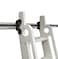 DIYHD 3934 Stand Up Black Rolling Library HardwareTelescope Sliding Top RollerFloor Roller with BrakeNo Ladder