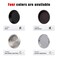 DonYoung 4 Pack Closet Door Finger Pull 218 Oil Rubbed Bronze Inset Handle Easy Snapin Round Mortise Cup Recessed Door Pull Stamped Steel