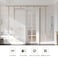 EaseLife 5FT60in Pocket Doors Hardware KitsCommercial GradeAluminum Box Rail Kit Slide Door Hardware Smoothly QuietlyEasy InstallNo Door 565in Track Kit for 2330 Wide Single Door