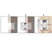Eco-Fused EcoFused Pocket Sliding Door Pull Without Switch Plate Brushed Nickel Reversible Compatible with Most Doors Easy Grip Suitable for Doors with a Thickness of 138 349 cm