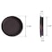 Enconker 6 Pack Closet Door Finger Pull 218 Oil Rubbed Bronze Round Insert Bypass Closet Door Handle Sliding Door Hardware Easy Snapin Installation No Nails Needed