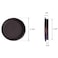 Enconker 6 Pack Closet Door Finger Pull 218 Oil Rubbed Bronze Round Insert Bypass Closet Door Handle Sliding Door Hardware Easy Snapin Installation No Nails Needed