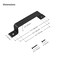 FaithLand Barn Door Handle Black 8 inch Gate Handle Set Pack of 2 Door Pull Pull Handle for Sliding Door Cabinet Closet Drawer Garage Shed 2 Sets of Different Lengths Screws Included
