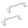 Faotup 2Pcs Zinc Alloy Sliding Door Handle Barn Door Handle Heavy Duty Pull Handle for Glass Door Garage Gate Handle White 472x146x106