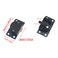 FDXGYH 2set Sliding Cabinet Door Hardware Plastic Wardrobe Pulley Sliding Door Pulley for Cabinet Barn Door Wardrobe ClosetBlack