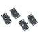 FDXGYH 2set Sliding Cabinet Door Hardware Plastic Wardrobe Pulley Sliding Door Pulley for Cabinet Barn Door Wardrobe ClosetBlack