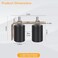 Neiteli Gate Roller GuideSliding Gate Hardware with LSliding Gate BracketsSliding Gate Kit234 Universal Adjustable Heavy Duty Sliding Gate RollersRolling Gate Hardware Kit