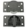 HJGarden Wardrobe Pulley 1set Black Closet Cabinet Sliding Door Wheels Door Rollers Furniture Hardware