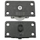 HJGarden Wardrobe Pulley 1set Black Closet Cabinet Sliding Door Wheels Door Rollers Furniture Hardware