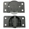 HJGarden Wardrobe Pulley 1set Black Closet Cabinet Sliding Door Wheels Door Rollers Furniture Hardware