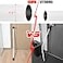 HoneSecur 2 Pack 2in1 Door Security Bar Sliding Patio 28 Door Stopper Security Jammer Bar Child Proof Adjustable Constructed of High Grade Iron Window Doors Security Bars White