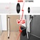 HoneSecur 2 Pack 2in1 Door Security Bar Sliding Patio 28 Door Stopper Security Jammer Bar Child Proof Adjustable Constructed of High Grade Iron Window Doors Security Bars White