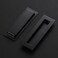 JOY DECOR 4 Pack Pocket Door Handles 59 Rectangular Recessed Pulls for Sliding Closet and Barn Doors Black Flush Finger Pulls