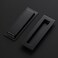 JOY DECOR 4 Pack Pocket Door Handles 59 Rectangular Recessed Pulls for Sliding Closet and Barn Doors Black Flush Finger Pulls