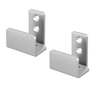 JUBEST Sliding Barn Door Floor Guide Adjustable Wall Mounted Sliding Door Bottom Guide U Shape Durable Stainless Steel Barn Door Guide for Door Thick 1 138 2 Pack