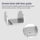 JUBEST Sliding Barn Door Floor Guide U Shape Stainless Steel for Door Thick 1716 11316
