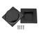 Malimali 234 Inch Recessed Finger Flush Pulls for Pocket Door Matte Black Stainless Steel Sliding Closet Door Handle Square Barn Door Hardware 2 Pack