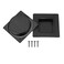 Malimali 234 Inch Recessed Finger Flush Pulls for Pocket Door Matte Black Stainless Steel Sliding Closet Door Handle Square Barn Door Hardware 2 Pack