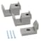 Pongle Shower Door Bumpers for Glass Shower Doors and Sliding Doors Guide Bumper 3 Pcs