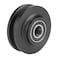 FTVOGUE Sliding Barn Door Wheel Set 2PCS UGroove Bearing Pulley for DIY Door Installation Roller Guide and Hardware Systems