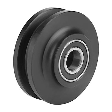 FTVOGUE Sliding Barn Door Wheel Set 2PCS UGroove Bearing Pulley for DIY Door Installation Roller Guide and Hardware Systems