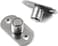 Aupll Sliding Door Roller Guide Guide Wheel Floor Guide Roller for Furniture Hardware Moving Doors Glass Sliding Doors and Aluminium DoorsDurable Steel Frame 4 Pcs