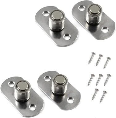 Aupll Sliding Door Roller Guide Guide Wheel Floor Guide Roller for Furniture Hardware Moving Doors Glass Sliding Doors and Aluminium DoorsDurable Steel Frame 4 Pcs