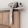 TSMST 5FT Sliding Barn Door Hardware Kit Stainless Steel Heavy Duty Sturdy Barn Door Track for Single Wood Door Slide Smoothly Quietly Y Style
