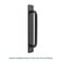 Ulifestar 2 Pack Rustic Barn Door Handles 7 inch Aluminium Alloy Modern Handles for Sliding Door Kitchen Cabinet Shed with Mounting Screws Black