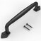 VivaLight 10 Inch Diamond Tapered Barn Door Handle Black Cast Iron Pull for Sliding Doors Gates Sheds Fences Closets Indoor Outdoor Farmhouse Hardware